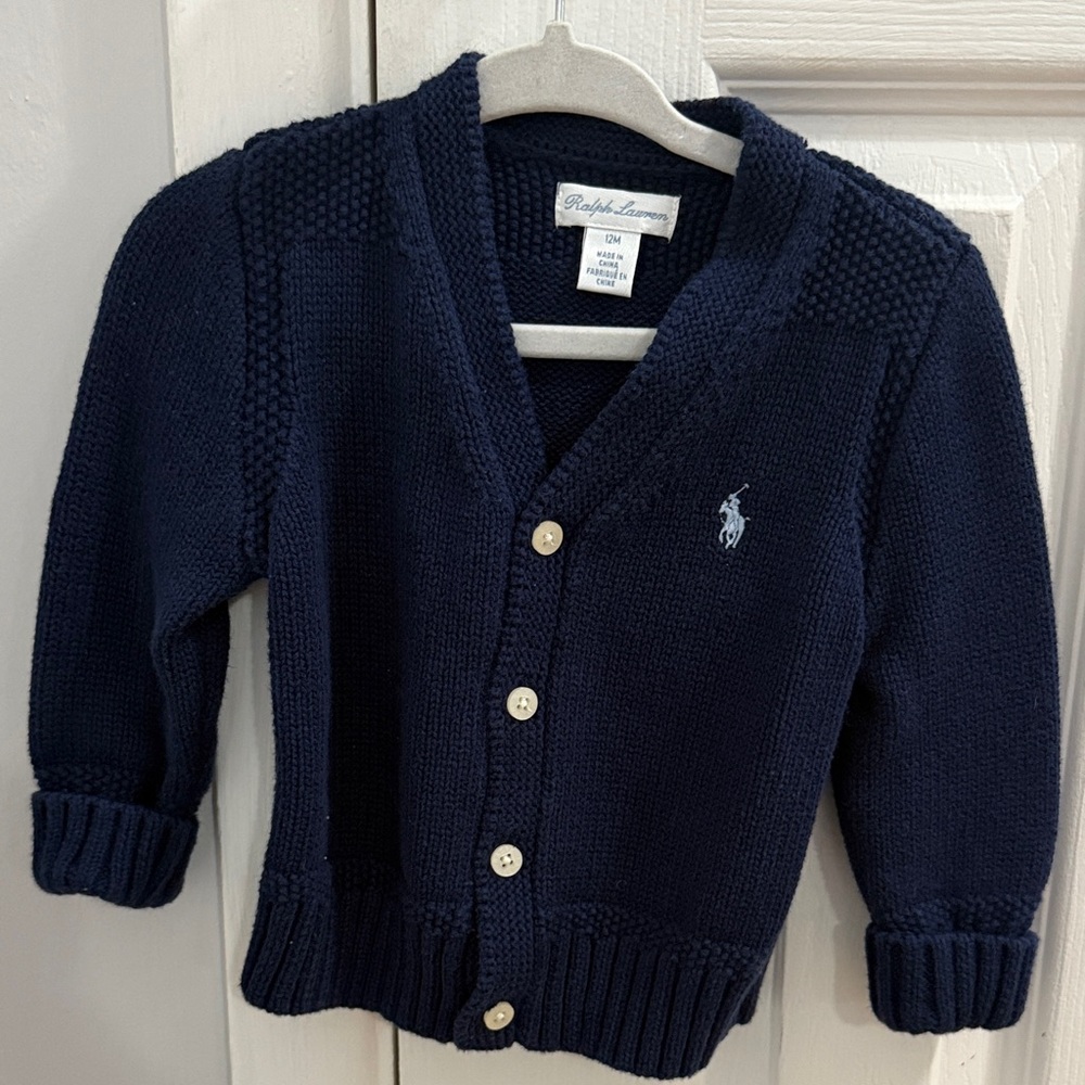 Ralph Lauren Dark Blue Knit Sweater